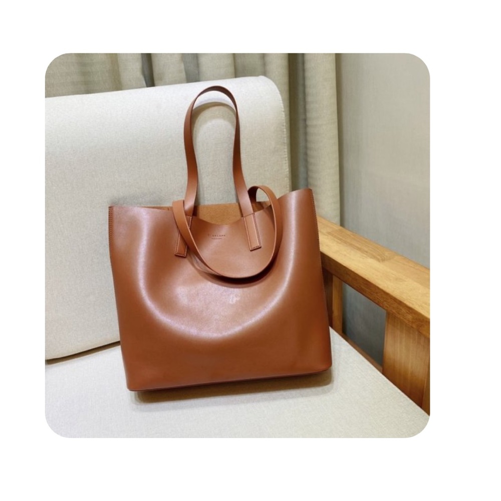 COPY - Everlane Market Tote Cognac Brown. ASO Meghan Markle (smaller version)